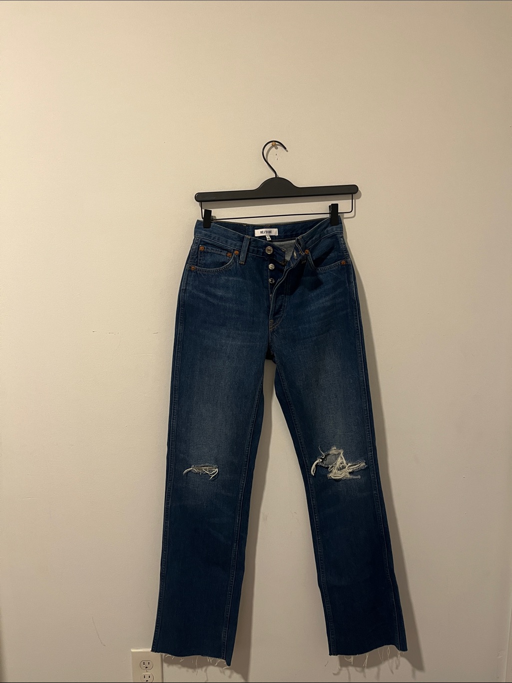 Re/Done Straight Jeans